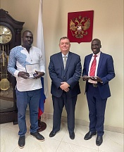 On the presentation of academic certificates to Ugandan graduates of the Moscow University of the Russian Internal Affairs Ministry