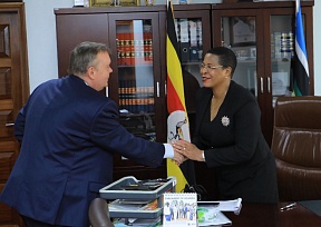 On the meeting between Russian Ambassador  and Speaker of the Parliament of Uganda