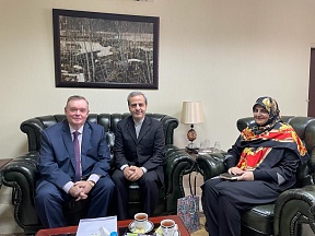 On the meeting between Russian Ambassador and Ambassador of Iran to Uganda On the meeting between Russian Ambassador and Ambassador of Iran to Uganda