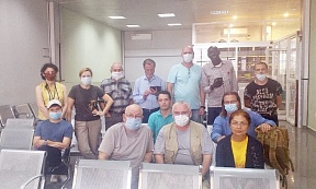On June 13, a group of Russian citizens left South Sudan for homeland aboard Utair airline flight