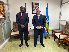 On the meeting of Russian Ambassador to Uganda H.E. Vladlen Semivolos with Permanent Secretary of the Ministry of Foreign Affairs of Uganda Hon. Vincent Waiswa Bagiire