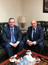 On the meeting between Russian Ambassador  and Ambassador of Algeria to Uganda