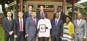 President of the Republic of Uganda H.E. Yoweri Museveni received a delegation of the Working Group on cooperation in the field of mining and mineral sector under the Uganda-Russia Intergovernmental Commission on Economical, Scientific and Technical Coope