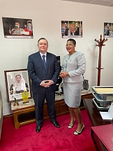 On the meeting of Russian Ambassador to Uganda H.E. Vladlen Semivolos with Rt. Hon. Anita Among, Deputy Speaker of the Parliament of Uganda