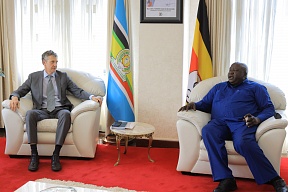 On the meeting of Chargé d'Affaires a.i. Evgeny Kalashnikov with Minister of State for Foreign Affairs of the Republic of Uganda