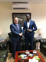 On the meeting between Ambassador Vladlen Semivolos and Member of Parliament of the Republic of Uganda