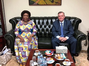 On the meeting between Russian Ambassador and Chairperson of the Uganda Human Rights Commission