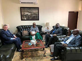 On the meeting between Russian Ambassador and UNDP Resident Representative for Uganda