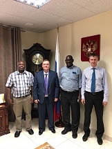 On the meeting between Ambassador Vladlen Semivolos and the leading members of the Association of Ugandan graduates of the Soviet and Russian universities "Soyuz-Online"