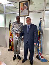 On the meeting between Ambassador Vladlen Semivolos and Minister for Agriculture, Animal Industry and Fisheries of Uganda