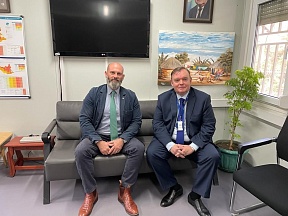 On the meeting of Russian Ambassador to Uganda and South Sudan H.E. Vladlen Semivolos with Mr. Matthew Hollingwort, WFP Country Director in South Sudan