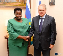 On the meeting of Ugandan Vice President with the Special Representative of the President of the Russian Federation for the Middle East and Africa