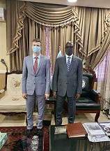On October 14-16, 2020, Chargé d'Affaires of Russia in Uganda and South Sudan Dr. Evgeny Kalashnikov travelled to Juba
