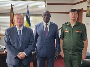 On the meeting between Russian Ambassador  and Minister of Defence and Veteran Affairs of Uganda