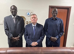 On the meeting between Russian Ambassador and Minister of Labour of the Republic of South Sudan.