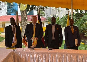 On the signing of the cooperation agreement between the ruling parties of Russia and Uganda
