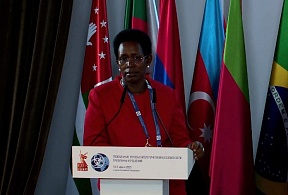 On the speech of the Permanent Secretary of the Ministry of Health of Uganda at the conference in Sochi