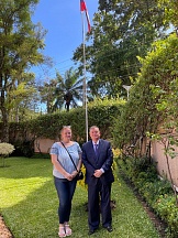 On the meeting between Ambassador Vladlen Semivolos and the leader of Coordinating Council of Russian Compatriots in Uganda