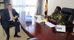 On the meeting between Russian Ambassador and Vice President of the Republic of Uganda