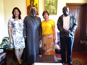 Employees of the Embassy and the members of their families traditionally visited St. Nicholas Orthodox Cathedral in Kampala
