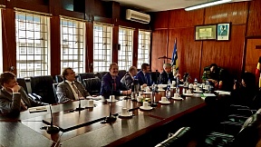 The delegation of the Russian part of the Working Group on cooperation in the mineral sector held a business trip to Uganda