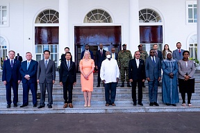 On the participation of Ambassador Vladlen Semivolos in the meeting of President of Uganda with heads of diplomatic missions of the UN Security Council member states