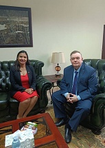 On the meeting between Russian Ambassador  and Ambassador of Venezuela to Uganda