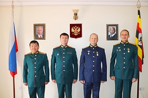 On the special event organized by the Office of the Russian military specialists in East Africa