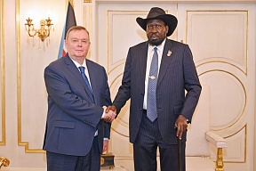 On the meeting between Russian Ambassador and President of South Sudan